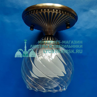 Светильник потолочный Reccagni Angelo - Италия ЛС 825 бронза