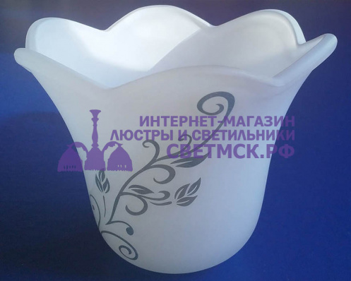 Плафон для люстр. ЛС 1023 Е14 белый