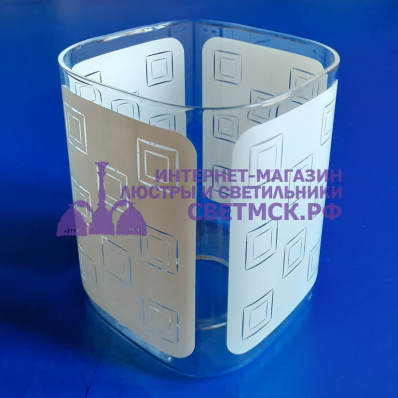 Плафон для люстр ЛС 1046 белый Стекло