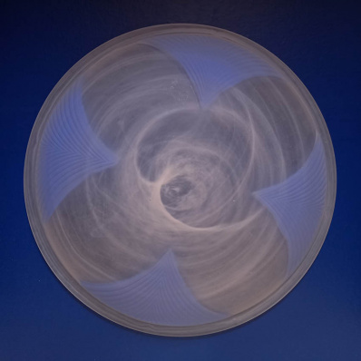 Плафон  50 см. ЛС 1068 D-50  белый с рисунком.