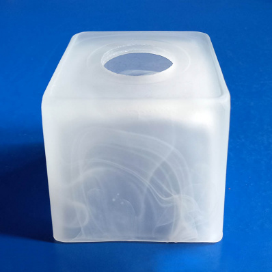 Плафон для люстр ЛС 1126 Куб Е14 стекло мурано