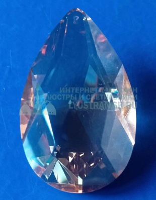 Хрустальный подвес золотой