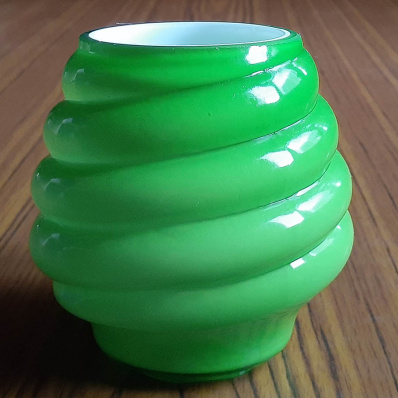 Плафон для люстр. ЛС 1171 зелёный Е14.